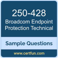 Broadcom 250-428 VCE, Endpoint Protection Technical Dumps, 250-428 PDF, 250-428 Dumps, Endpoint Protection Technical VCE