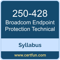 Endpoint Protection Technical PDF, 250-428 Dumps, 250-428 PDF, Endpoint Protection Technical VCE, 250-428 Questions PDF, Broadcom 250-428 VCE