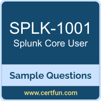 Splunk SPLK-1001 VCE, Core User Dumps, SPLK-1001 PDF, SPLK-1001 Dumps, Core User VCE, Splunk Core User PDF