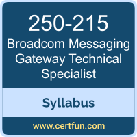 Messaging Gateway Technical PDF, 250-215 Dumps, 250-215 PDF, Messaging Gateway Technical VCE, 250-215 Questions PDF, Broadcom 250-215 VCE