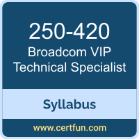 VIP Technical PDF, 250-420 Dumps, 250-420 PDF, VIP Technical VCE, 250-420 Questions PDF, Broadcom 250-420 VCE, Broadcom VIP Technical Dumps, Broadcom VIP Technical PDF