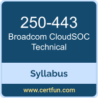 CloudSOC Technical PDF, 250-443 Dumps, 250-443 PDF, CloudSOC Technical VCE, 250-443 Questions PDF, Broadcom 250-443 VCE