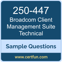 Broadcom 250-447 VCE, Client Management Suite Technical Dumps, 250-447 PDF, 250-447 Dumps, Client Management Suite Technical VCE