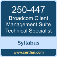 Client Management Suite Technical PDF, 250-447 Dumps, 250-447 PDF, Client Management Suite Technical VCE, 250-447 Questions PDF, Broadcom 250-447 VCE