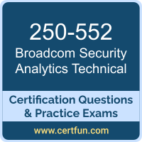Security Analytics Technical Dumps, Security Analytics Technical PDF, 250-552 PDF, Security Analytics Technical Braindumps, 250-552 Questions PDF, Broadcom 250-552 VCE