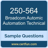 Broadcom 250-564 VCE, Automic Automation Technical Dumps, 250-564 PDF, 250-564 Dumps, Automic Automation Technical VCE