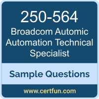 Broadcom 250-564 VCE, Automic Automation Technical Dumps, 250-564 PDF, 250-564 Dumps, Automic Automation Technical VCE