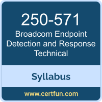 Endpoint Detection and Response Technical PDF, 250-571 Dumps, 250-571 PDF, Endpoint Detection and Response Technical VCE, 250-571 Questions PDF, Broadcom 250-571 VCE