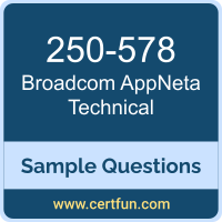 Broadcom 250-578 VCE, AppNeta Technical Dumps, 250-578 PDF, 250-578 Dumps, AppNeta Technical VCE