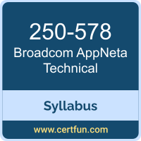 AppNeta Technical PDF, 250-578 Dumps, 250-578 PDF, AppNeta Technical VCE, 250-578 Questions PDF, Broadcom 250-578 VCE