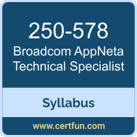 AppNeta Technical PDF, 250-578 Dumps, 250-578 PDF, AppNeta Technical VCE, 250-578 Questions PDF, Broadcom 250-578 VCE