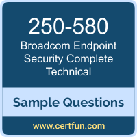 Broadcom 250-580 VCE, Endpoint Security Complete Technical Dumps, 250-580 PDF, 250-580 Dumps, Endpoint Security Complete Technical VCE