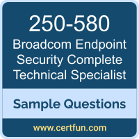 Broadcom 250-580 VCE, Endpoint Security Complete Technical Specialist Dumps, 250-580 PDF, 250-580 Dumps, Endpoint Security Complete Technical Specialist VCE, Broadcom Endpoint Security Complete Technical Specialist PDF