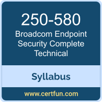 Endpoint Security Complete Technical PDF, 250-580 Dumps, 250-580 PDF, Endpoint Security Complete Technical VCE, 250-580 Questions PDF, Broadcom 250-580 VCE