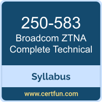 ZTNA Complete Technical PDF, 250-583 Dumps, 250-583 PDF, ZTNA Complete Technical VCE, 250-583 Questions PDF, Broadcom 250-583 VCE