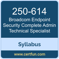 Endpoint Security Complete Admin Technical Specialist PDF, 250-614 Dumps, 250-614 PDF, Endpoint Security Complete Admin Technical Specialist VCE, 250-614 Questions PDF, Broadcom 250-614 VCE, Broadcom Endpoint Security Complete Admin Technical Specialist Dumps, Broadcom Endpoint Security Complete Admin Technical Specialist PDF