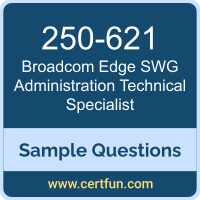 Broadcom 250-621 VCE, Edge SWG Administration Technical Specialist Dumps, 250-621 PDF, 250-621 Dumps, Edge SWG Administration Technical Specialist VCE, Broadcom Edge SWG Administration Technical Specialist PDF