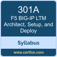BIG-IP LTM Architect, Setup, and Deploy PDF, 301A Dumps, 301A PDF, BIG-IP LTM Architect, Setup, and Deploy VCE, 301A Questions PDF, F5 301A VCE, F5 BIG-IP LTM Dumps, F5 BIG-IP LTM PDF