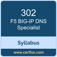 BIG-IP DNS Specialist PDF, 302 Dumps, 302 PDF, BIG-IP DNS Specialist VCE, 302 Questions PDF, F5 302 VCE