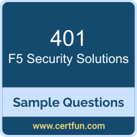 F5 401 VCE, Security Solutions Dumps, 401 PDF, 401 Dumps, Security Solutions VCE, F5 Security Solutions PDF