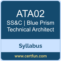 Technical Architect PDF, ATA02 Dumps, ATA02 PDF, Technical Architect VCE, ATA02 Questions PDF, SS&C | Blue Prism ATA02 VCE