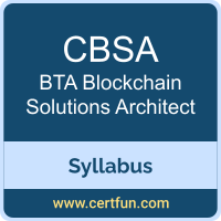 CBSA PDF, CBSA Dumps, CBSA VCE, BTA Blockchain Solutions Architect Questions PDF, BTA Blockchain Solutions Architect VCE