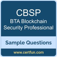 CBSP Dumps, CBSP PDF, CBSP VCE, BTA Blockchain Security Professional VCE, BTA Professional Blockchain Security PDF