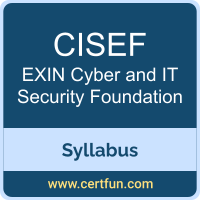 CISEF PDF, CISEF Dumps, CISEF VCE, EXIN Cyber and IT Security Foundation Questions PDF, EXIN Cyber and IT Security Foundation VCE, EXIN CISEF Dumps, EXIN CISEF PDF