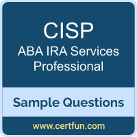 ABA CISP VCE, IRA Services Professional Dumps, CISP PDF, CISP Dumps, IRA Services Professional VCE, ABA IRA Services Professional PDF