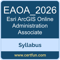 ArcGIS Online Administration Associate PDF, EAOA_2026 Dumps, EAOA_2026 PDF, ArcGIS Online Administration Associate VCE, EAOA_2026 Questions PDF, Esri EAOA_2026 VCE, Esri ArcGIS Online Administration Associate Dumps, Esri ArcGIS Online Administration Associate PDF