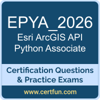ArcGIS API Python Associate Dumps, ArcGIS API Python Associate PDF, EPYA_2026 PDF, ArcGIS API Python Associate Braindumps, EPYA_2026 Questions PDF, Esri EPYA_2026 VCE, Esri ArcGIS API Python Associate Dumps