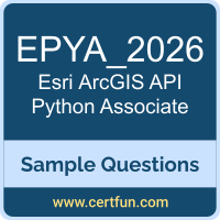 Esri EPYA_2026 VCE, ArcGIS API Python Associate Dumps, EPYA_2026 PDF, EPYA_2026 Dumps, ArcGIS API Python Associate VCE, Esri ArcGIS API Python Associate PDF