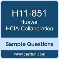 Huawei H11-851 VCE, HCIA-Collaboration Dumps, H11-851 PDF, H11-851 Dumps, HCIA-Collaboration VCE