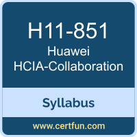 HCIA-Collaboration PDF, H11-851 Dumps, H11-851 PDF, HCIA-Collaboration VCE, H11-851 Questions PDF, Huawei H11-851 VCE
