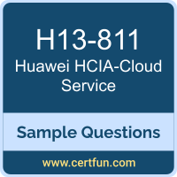 Huawei H13-811 VCE, HCIA-Cloud Service Dumps, H13-811 PDF, H13-811 Dumps, HCIA-Cloud Service VCE