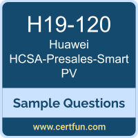 Huawei H19-120 VCE, HCSA-Presales-Smart PV Dumps, H19-120 PDF, H19-120 Dumps, HCSA-Presales-Smart PV VCE, Huawei HCSA-Presales-Smart PV PDF