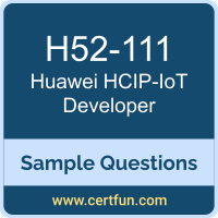 Huawei H52-111 VCE, HCIP-IoT Developer Dumps, H52-111 PDF, H52-111 Dumps, HCIP-IoT Developer VCE, Huawei HCIP-IoT Developer PDF