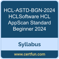 HCL AppScan Standard Beginner 2024 PDF, HCL-ASTD-BGN-2024 Dumps, HCL-ASTD-BGN-2024 PDF, HCL AppScan Standard Beginner 2024 VCE, HCL-ASTD-BGN-2024 Questions PDF, HCLSoftware HCL-ASTD-BGN-2024 VCE, HCLSoftware AppScan Standard Beginner 2024 Dumps, HCLSoftware AppScan Standard Beginner 2024 PDF