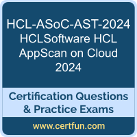 HCL AppScan on Cloud 2024 Dumps, HCL AppScan on Cloud 2024 PDF, HCL-ASoC-AST-2024 PDF, HCL AppScan on Cloud 2024 Braindumps, HCL-ASoC-AST-2024 Questions PDF, HCLSoftware HCL-ASoC-AST-2024 VCE, HCLSoftware ASoC Associate Security Tester Dumps