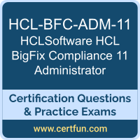 HCL BigFix Compliance 11 Administrator Dumps, HCL BigFix Compliance 11 Administrator PDF, HCL-BFC-ADM-11 PDF, HCL BigFix Compliance 11 Administrator Braindumps, HCL-BFC-ADM-11 Questions PDF, HCLSoftware HCL-BFC-ADM-11 VCE, HCLSoftware HCL BigFix Compliance 11 Administrator Dumps