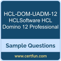 HCLSoftware HCL-DOM-UADM-12 VCE, HCL Domino 12 Professional Dumps, HCL-DOM-UADM-12 PDF, HCL-DOM-UADM-12 Dumps, HCL Domino 12 Professional VCE, HCLSoftware HCL Domino 12 Professional PDF