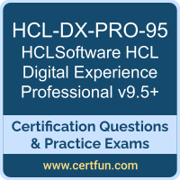 HCL Digital Experience Professional v9.5+ Dumps, HCL Digital Experience Professional v9.5+ PDF, HCL-DX-PRO-95 PDF, HCL Digital Experience Professional v9.5+ Braindumps, HCL-DX-PRO-95 Questions PDF, HCLSoftware HCL-DX-PRO-95 VCE, HCLSoftware HCL DX Professionals Dumps