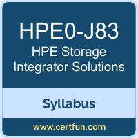 Storage Integrator Solutions PDF, HPE0-J83 Dumps, HPE0-J83 PDF, Storage Integrator Solutions VCE, HPE0-J83 Questions PDF, Hewlett Packard Enterprise HPE0-J83 VCE, HPE ASE-StorIntSol Dumps, HPE ASE-StorIntSol PDF