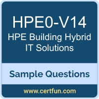 Hewlett Packard Enterprise HPE0-V14 VCE, Building Hybrid IT Solutions Dumps, HPE0-V14 PDF, HPE0-V14 Dumps, Building Hybrid IT Solutions VCE, HPE ATP Hybrid IT Solutions PDF