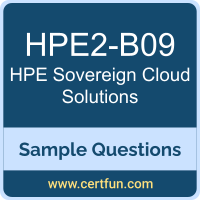 HPE HPE2-B09 VCE, Sovereign Cloud Solutions Dumps, HPE2-B09 PDF, HPE2-B09 Dumps, Sovereign Cloud Solutions VCE, HPE SC-SovrnCl PDF