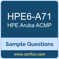 Hewlett Packard Enterprise HPE6-A71 VCE, Aruba ACMP Dumps, HPE6-A71 PDF, HPE6-A71 Dumps, Aruba ACMP VCE, HPE Aruba Mobility Professional PDF