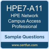 Hewlett Packard Enterprise HPE7-A11 VCE, Network Campus Access Professional Dumps, HPE7-A11 PDF, HPE7-A11 Dumps, Network Campus Access Professional VCE, HPE ACP-CamAccArc PDF
