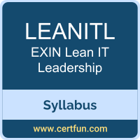 LEANITL PDF, LEANITL Dumps, LEANITL VCE, EXIN Lean IT Leadership Questions PDF, EXIN Lean IT Leadership VCE, EXIN LEANITL Dumps, EXIN LEANITL PDF