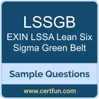 LSSGB Dumps, LSSGB PDF, LSSGB VCE, EXIN LSSA Lean Six Sigma Green Belt VCE, EXIN LSSGB PDF