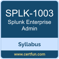 Enterprise Admin PDF, SPLK-1003 Dumps, SPLK-1003 PDF, Enterprise Admin VCE, SPLK-1003 Questions PDF, Splunk SPLK-1003 VCE, Splunk Enterprise Administrator Dumps, Splunk Enterprise Administrator PDF